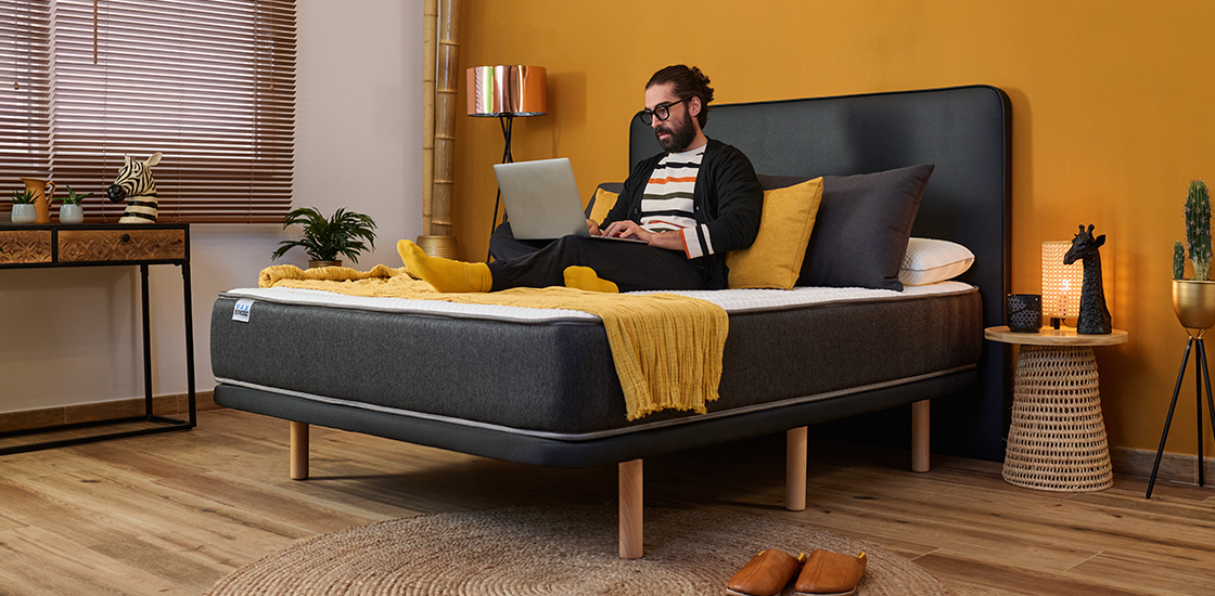 Colchón Confort-Visco en dormitorio