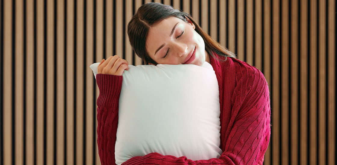 Almohada Fibra Oferta en dormitorio